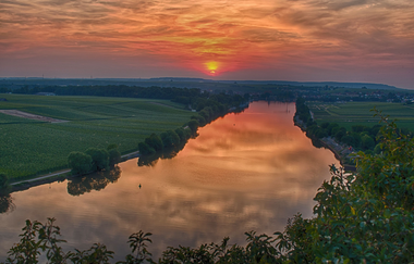 Neckartal bei Lauffen am NEckar | HeilbronnerLand | © Stadt Lauffen am Neckar