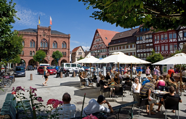 Marktplatz in Tauberbischofsheim | © Touristikgemeinschaft Liebliches Taubertal