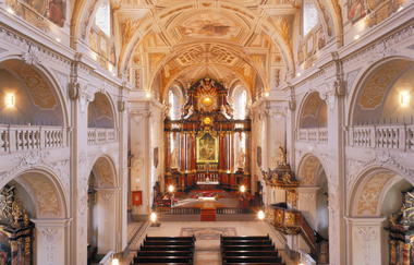 Wallfahrtsbasilika "Zum Heiligen Blut" in Walldürn | © Stadt Walldürn