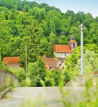 Brücke über die Jagst bei Jagsthausen-Olnhausen | HeilbronnerLand | © Arbeitsgemeinschaft Kocher-Jagst-Radweg / Andi Schmid