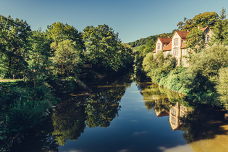 Etappe 1 Kocher bei Schwäbisch Hall-Steinbach | © Arbeitsgemeinschaft Kocher-Jagst-Radweg