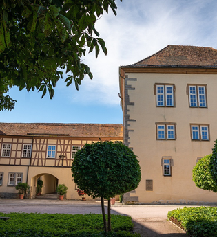 Schloss Schrozberg: Innenhof | © Hohenlohe Schwäbisch Hall