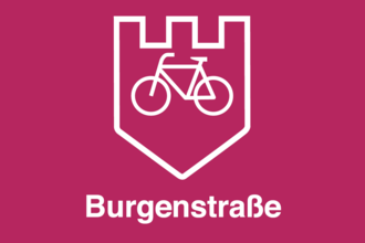 Radweg "Burgenstraße": Etappe 1 Mannheim – Heilbronn | © Die Burgenstraße e.V.