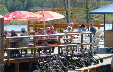 Rollstuhlwanderweg am Stausee Ehmetsklinge | © Land der 1000 Hügel - Kraichgau-Stromberg