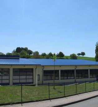 Bild von der Mehrzweckhalle Adersbach | © Stadt Sinsheim