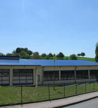 Bild von der Mehrzweckhalle Adersbach | © Stadt Sinsheim