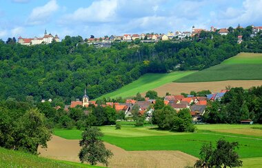 Blick auf die Stadt Langenburg | © Hohenlohe Schwäbisch Hall