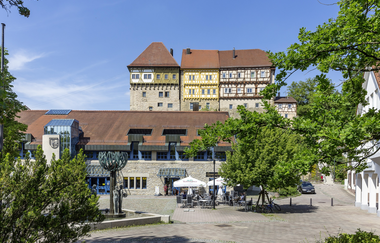 Talheim Burg und Rathausplatz | © Arnulf Hettrich/Fnoxx | Gemeinde Talheim