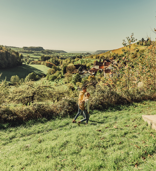 Aussichtspunkt Apfelkönigin von Etzlenswenden | Schozach- und Bottwartal | © Touristikgemeinschaft HeilbronnerLand e.V.