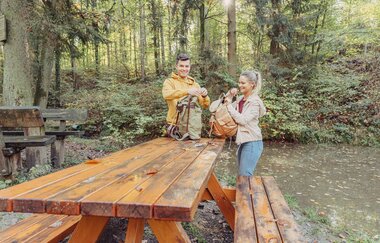 Rastbänke am Koppenbrünnele | © Touristikgemeinschaft  HeilbronnerLand e.V.