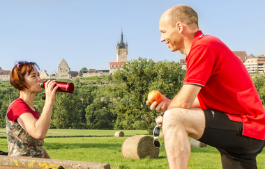 Wanderung von der Kaiserpfalz zur Burg | © Stadt Bad Wimpfen