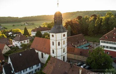 Rotes Schloss Jagsthausen - Restaurant, Biergarten & Hochzeitslocation | HeilbronnerLand | © Rotes Schloss Jagsthausen