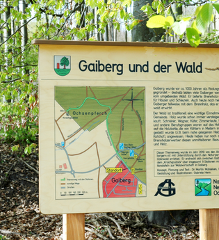 Themenpfad Gaiberg und der Wald | © Gemeinde Gaiberg