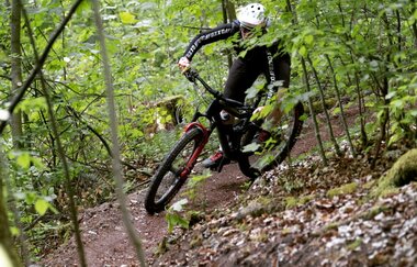 Mountainbike Trail am Einkorn | © Hohenlohe + Schwäbisch Hall Tourismus e.V.