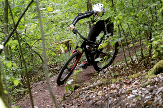 Mountainbike Trail am Einkorn | © Hohenlohe + Schwäbisch Hall Tourismus e.V.