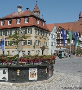 Marktplatz Feuchtwangen | © Hohenlohe + Schwäbisch Hall Tourismus e. V.