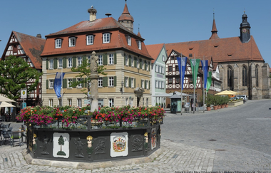 Marktplatz Feuchtwangen | © Hohenlohe + Schwäbisch Hall Tourismus e. V.