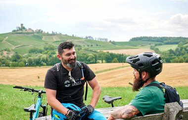 Verbindungsstrecke Württemberger Weinradweg - Badischer Weinradweg | © Kraichgau Stromberg Tourismus e.V. - Christian Ernst