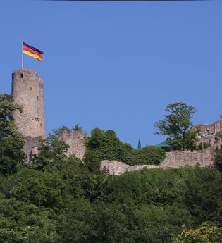 Von der Weinheimer Altstadt zu den Burgen | © Tourist Info Weinheim
