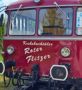 Wanderrunde mit der Krebsbachtalbahn | © Landratsamt Rhein-Neckar-Kreis