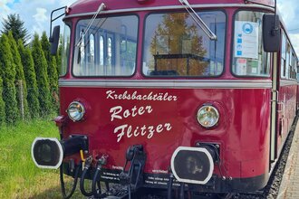 Wanderrunde mit der Krebsbachtalbahn | © Landratsamt Rhein-Neckar-Kreis