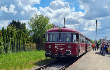 Wanderrunde mit der Krebsbachtalbahn | © Landratsamt Rhein-Neckar-Kreis