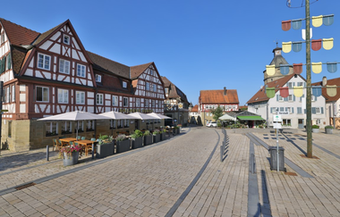 Stadtmitte Neuenstein | © Touristikgemeinschaft Hohenlohe e.V. | Andi Schmid