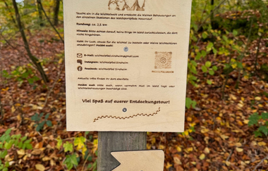 Beschilderung Wichtelpfad Sinsheim | © Frau Leist