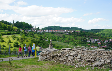 Wein über Berg & Tal - das WeinWanderEvent in den Löwensteiner Bergen | Naturpark Schwäbisch-Fränkischer Wald | HeilbronnerLand | © Tourismus im Weinsberger Tal