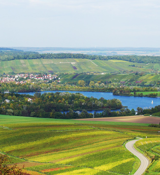 Blick auf den Breitenauer See | Weinsberger Tal | HeilbronnerLand | © Touristikgemeinschaft HeilbronnerLand e.V.